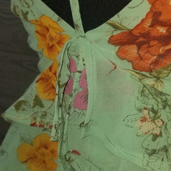 NWT EZRA T-Back Floral Dress A009.2 - Picture 7 of 8